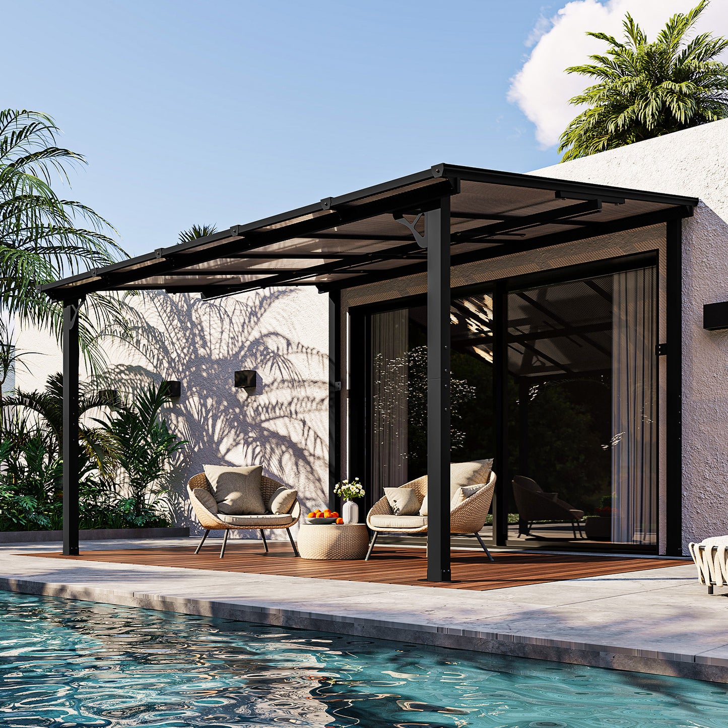 Metal Pergola With Canopy
