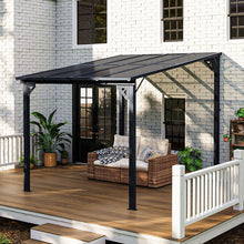 8 Ft. W x 10 Ft. D Metal Pergola With Canopy