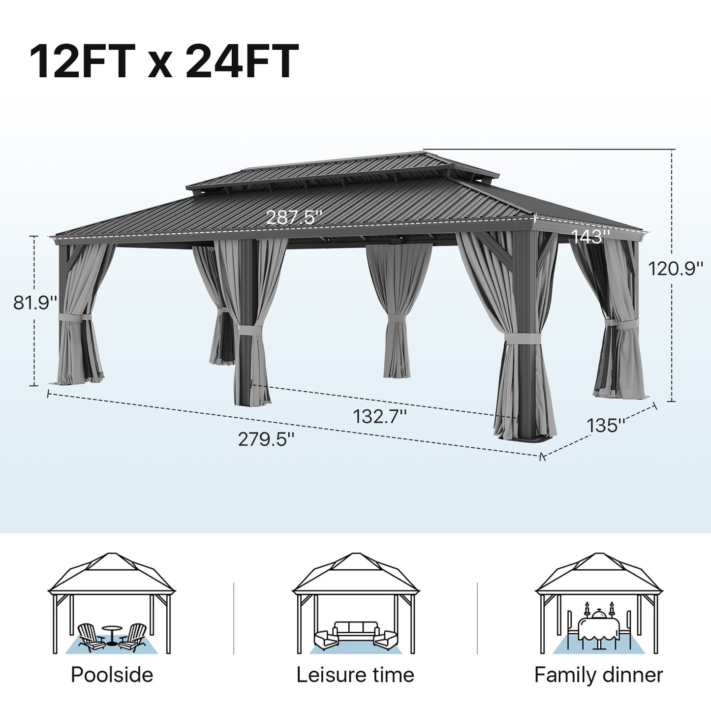 Metal Patio Gazebo