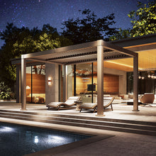 12 Ft. W x 10 Ft. D Outdoor Louvered Aluminum Pergola