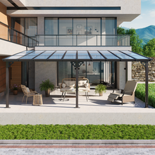 20 Ft. W X 12 Ft. D metal Pergola With Canopy