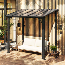 8 Ft. W X 5 Ft. D Aluminum Pergola With Canopy