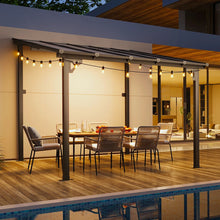 10 Ft. W X 10 Ft. D Metal Pergola With Canopy