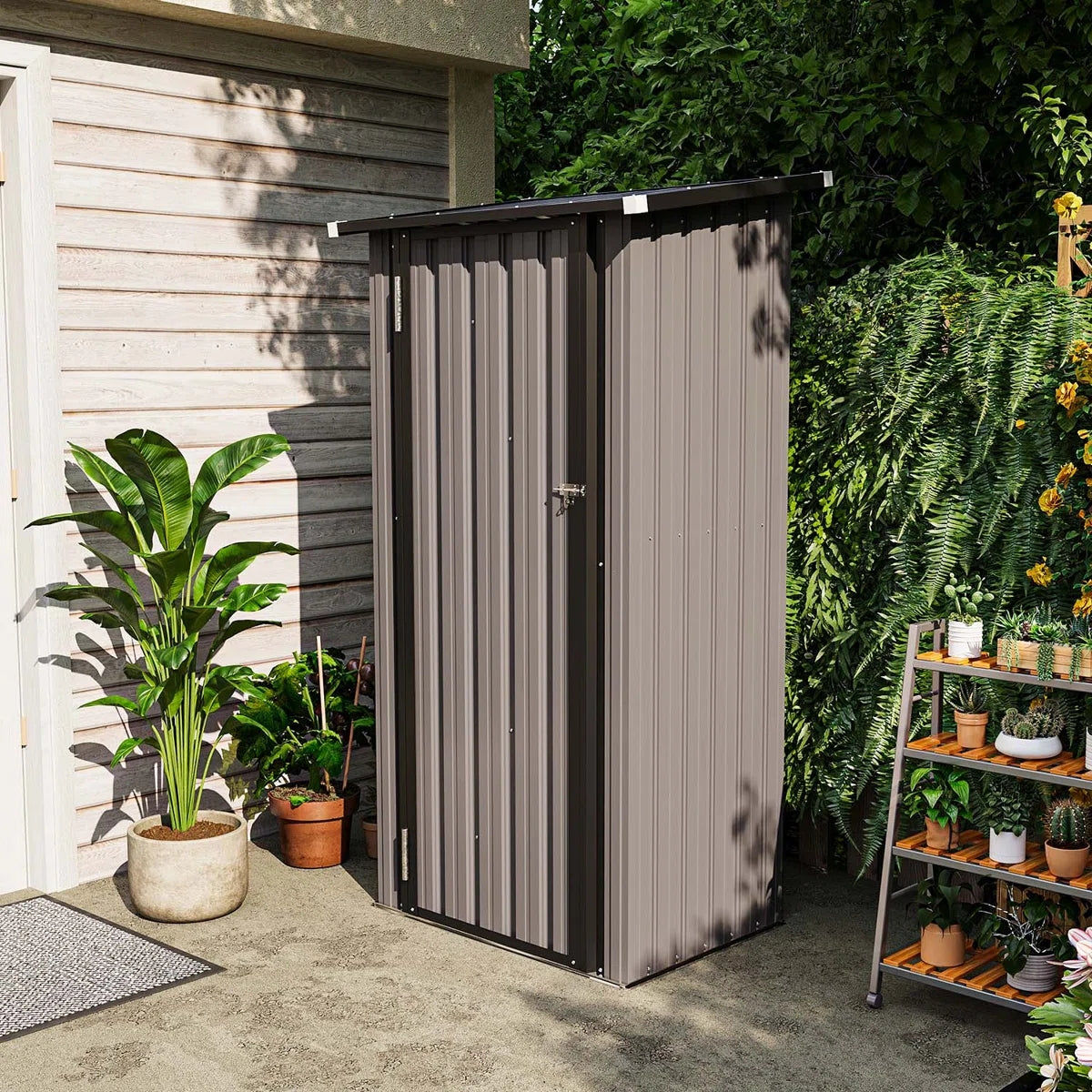 3' x 2' Outdoor Metal Lean To Shed