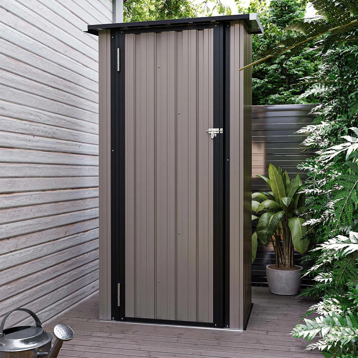 3' x 2' Outdoor Metal Lean To Shed