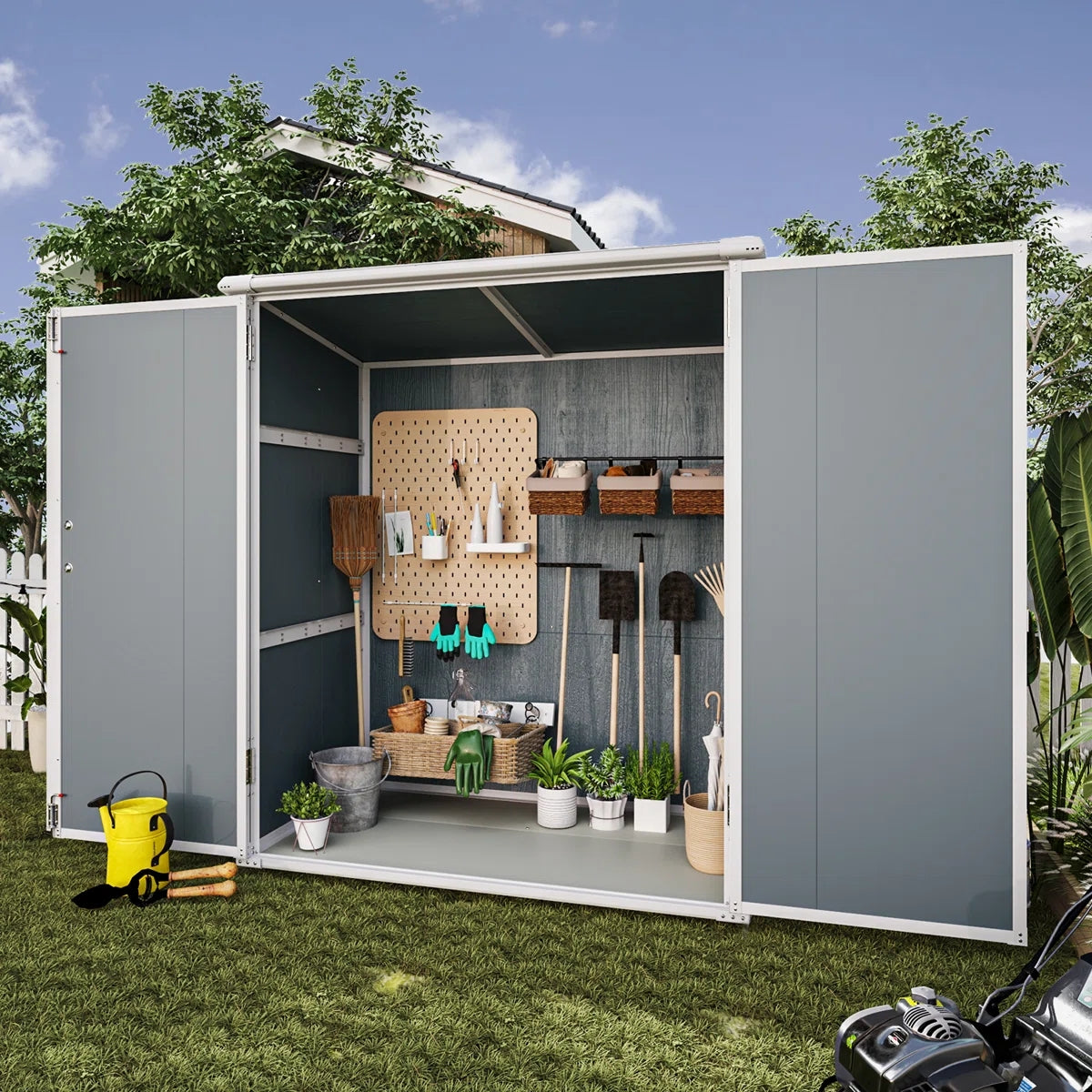 5 Ft. W X 3 Ft. D Horizontal Storage Shed