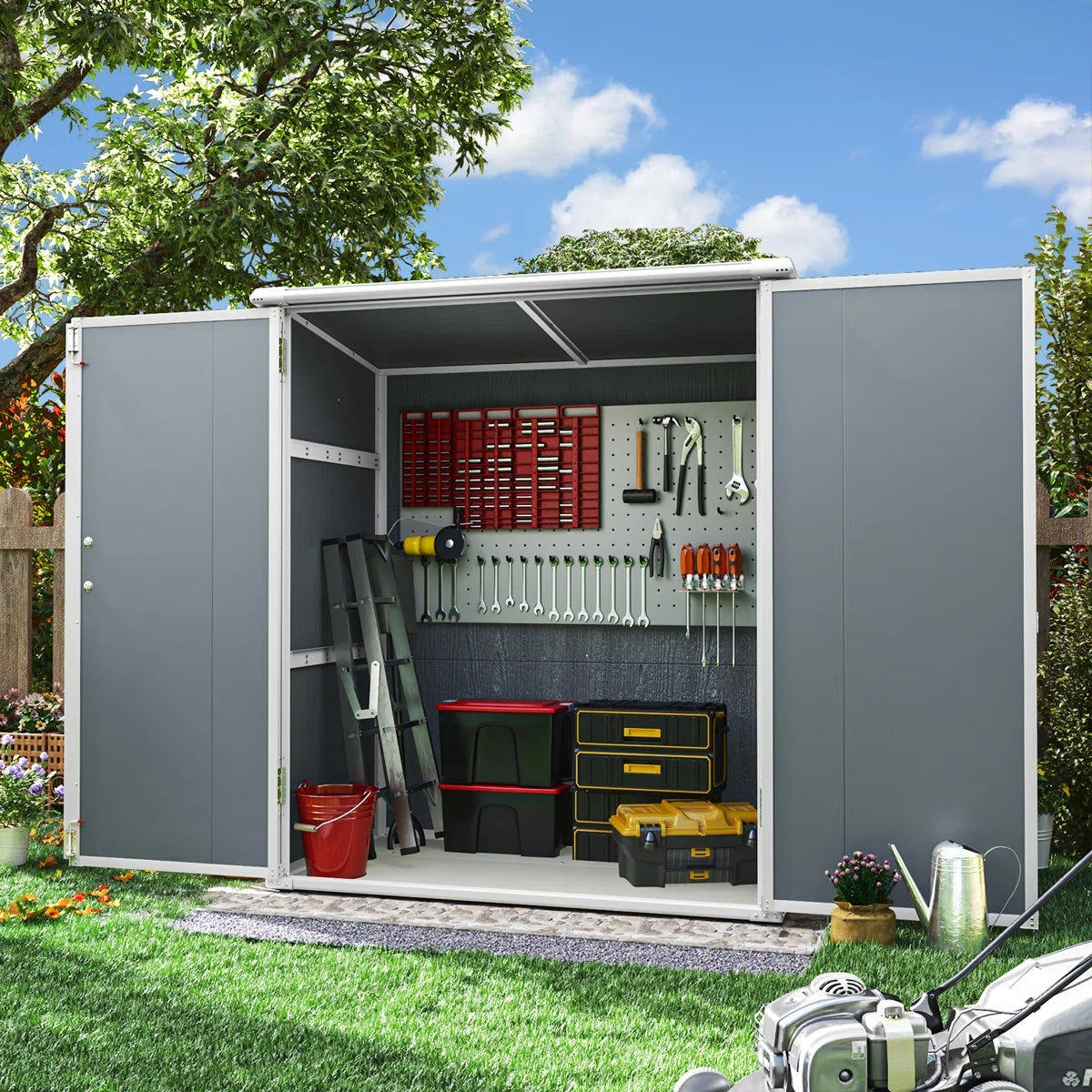 5 Ft. W X 3 Ft. D Horizontal Storage Shed