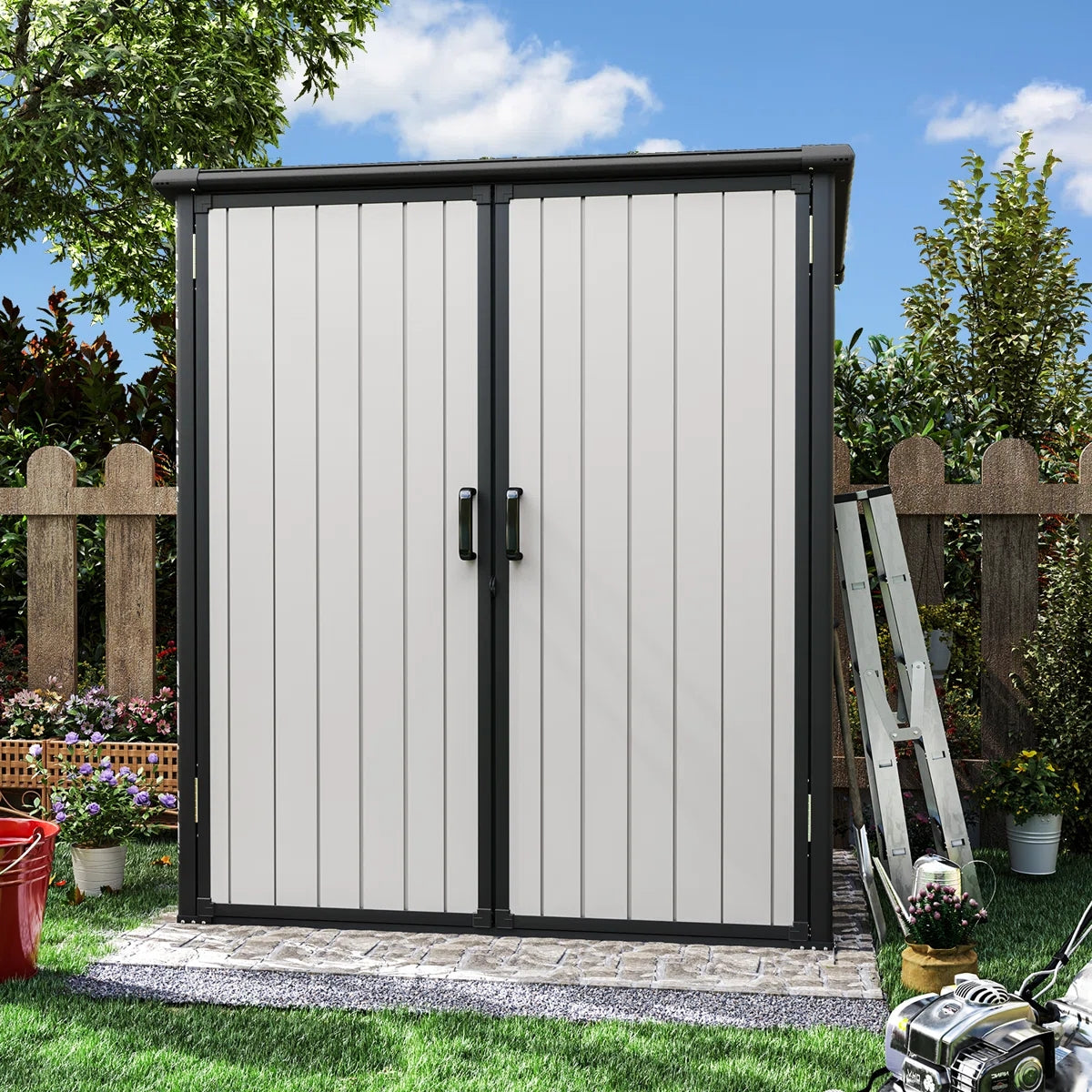 5 Ft. W X 3 Ft. D Horizontal Storage Shed