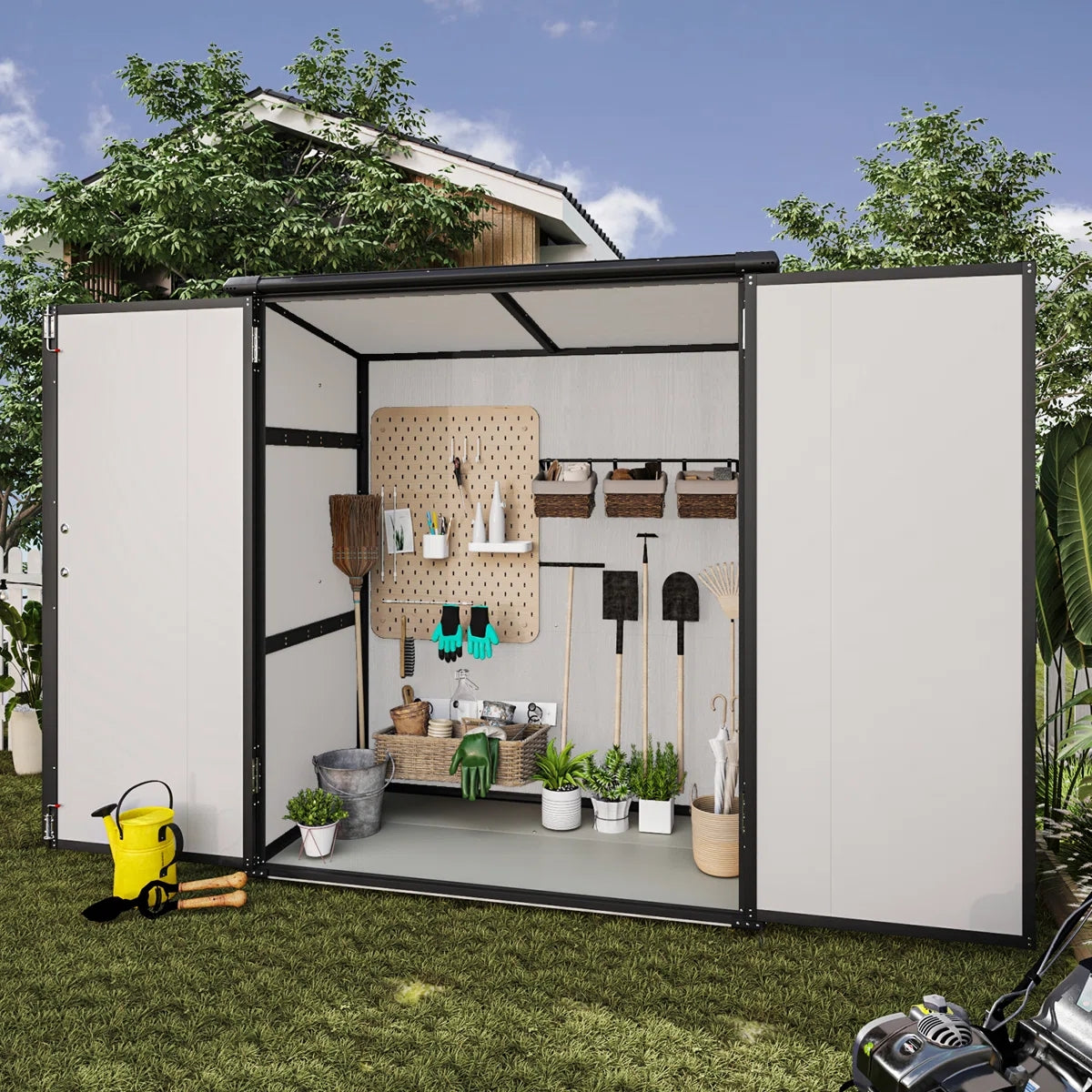 5 Ft. W X 3 Ft. D Horizontal Storage Shed