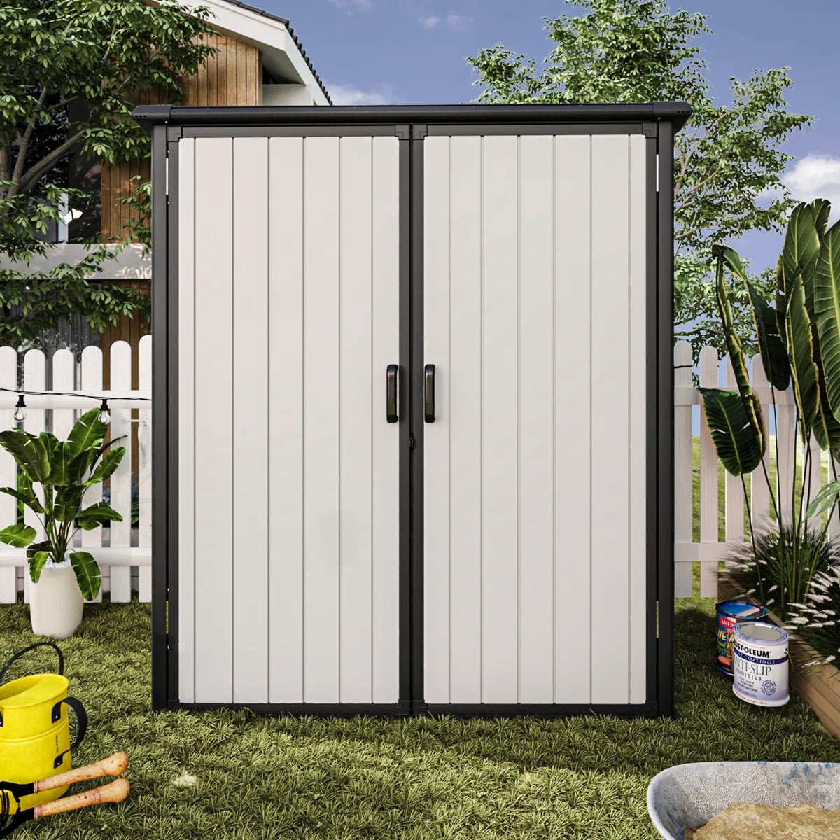 5 Ft. W X 3 Ft. D Horizontal Storage Shed