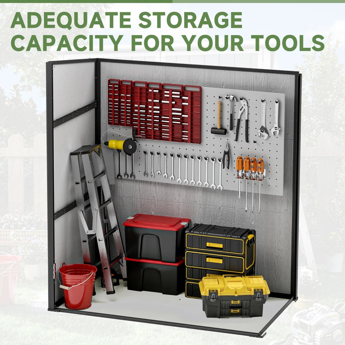 5 Ft. W X 3 Ft. D Horizontal Storage Shed