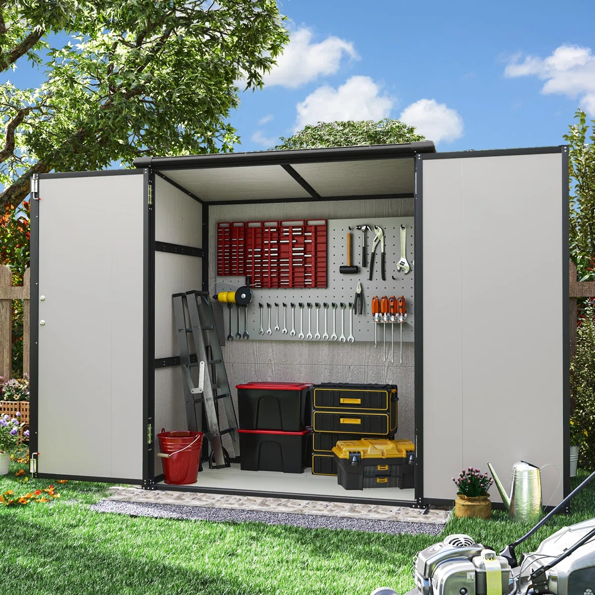5 Ft. W X 3 Ft. D Horizontal Storage Shed