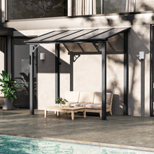 8 Ft. W X 5 Ft. D Aluminum Pergola With Canopy