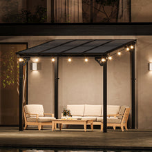 8 Ft. W x 10 Ft. D Metal Pergola With Canopy