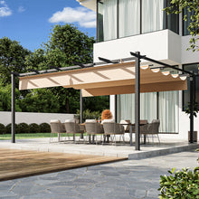 16 Ft. W X 12 Ft.aluminium Pergola With Canopy