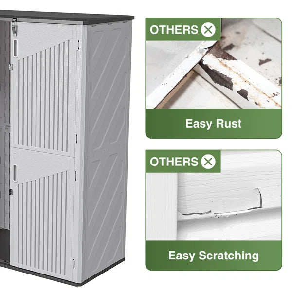 4.5 Ft. W X 2.5 Ft. D Resin Storage Shed