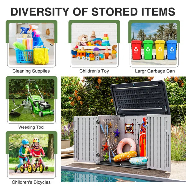 4.5 Ft. W X 2.5 Ft. D Resin Storage Shed