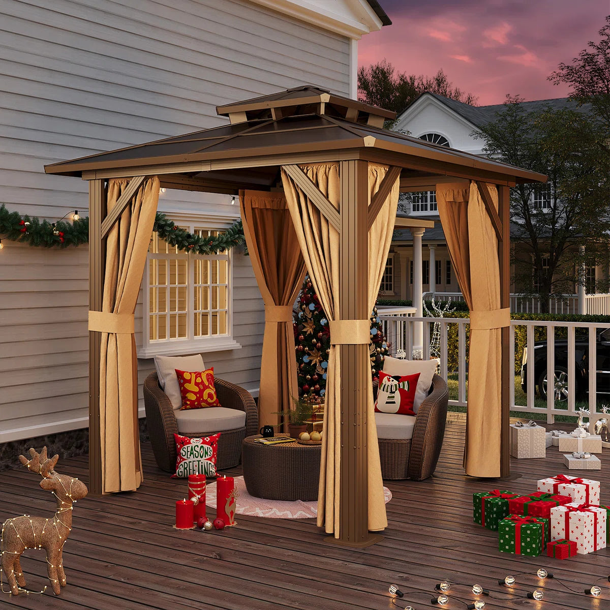 Aluminum Patio Hardtop Gazebo