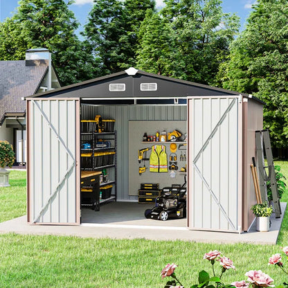 10.0 Ft. W X 10.0 Ft. D Metal Storage Shed