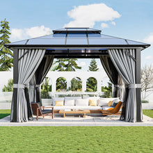 12 Ft. W X 10 Ft. D Aluminum Patio Hardtop Gazebo
