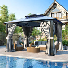 12 Ft. W X 10 Ft. D Aluminum Patio Hardtop Gazebo