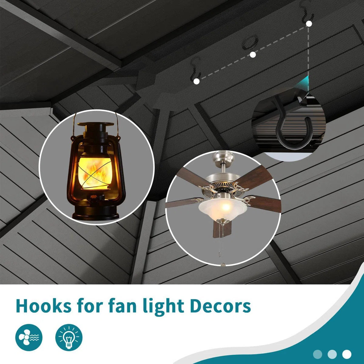 12 Ft. W x 10 Ft. D Aluminum Patio Gazebo