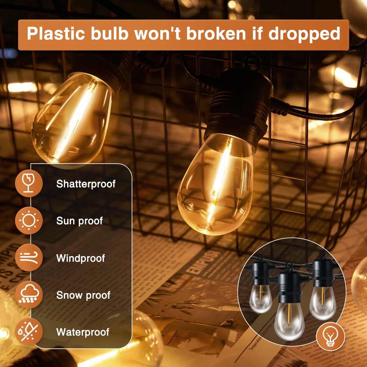 12ft W X 10ft D Aluminum Patio Hardtop Gazebo With String Lights