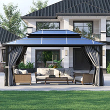 16 Ft. W x 12 Ft. D Aluminum Patio Gazebo