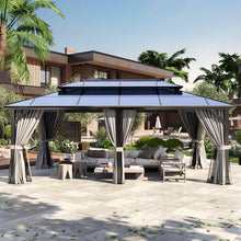 20 Ft. W X 12 Ft. D Aluminum Patio Hardtop Gazebo