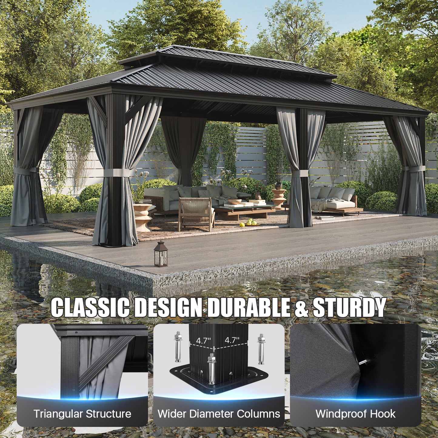 Metal Patio Gazebo
