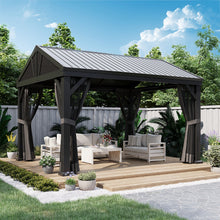 Metal Gazebo 12 Feet Wide X 10 Feet Deep Patio Pergola By JolyDale