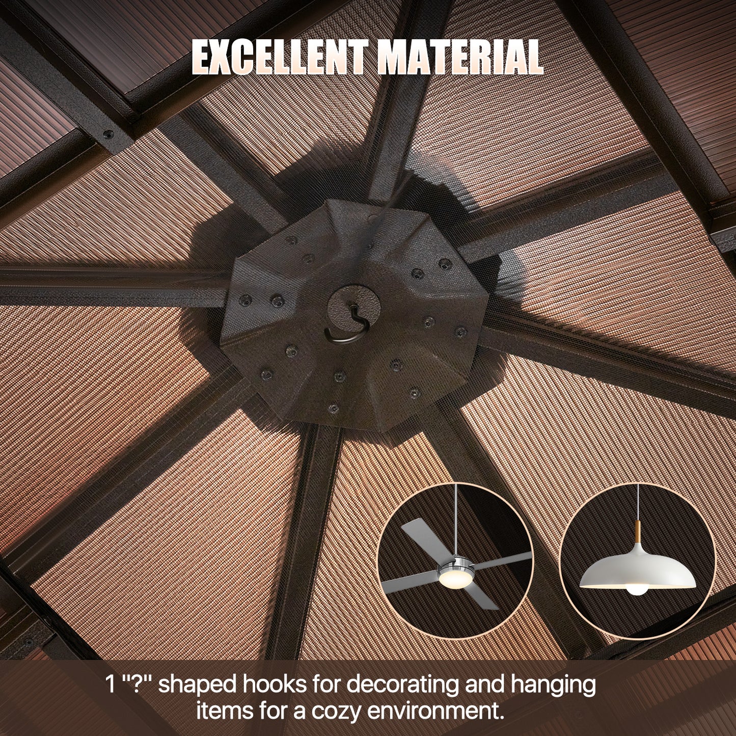 10 Ft. W X 10 Ft. D Aluminum Patio Hardtop Gazebo