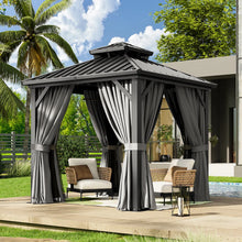8 Ft. W x 8 Ft. D Metal Patio Gazebo