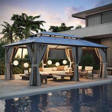 20 Ft. W X 12 Ft. D Aluminum Patio Hardtop Gazebo