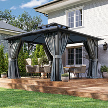 12 Ft. W X 12 Ft. D Aluminum Patio Hardtop Gazebo