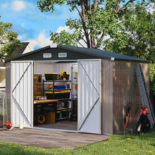 7 ft. 6 in. W x 3 ft. 8 in. D Metal Lean-To Storage Shed