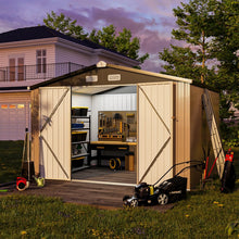7 ft. 6 in. W x 3 ft. 8 in. D Metal Lean-To Storage Shed