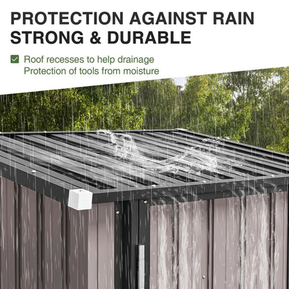 3' x 2' Outdoor Metal Lean To Shed