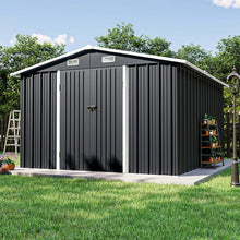 10 Ft. W X 12 Ft. D Outdoor Metal Storage Shed