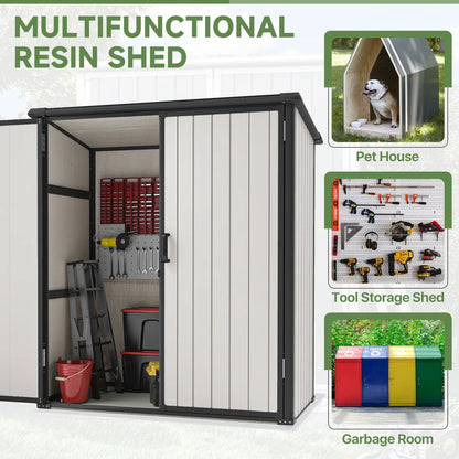 5 Ft. W X 3 Ft. D Horizontal Storage Shed