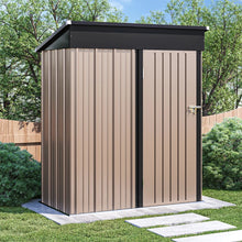 5.0 ft. W x 2.5 ft. D Galvanized Steel Lean-to Storage Shed