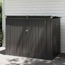 5.7 Ft. W X 3 Ft. D Galvanized Steel Horizontal Garage Shed