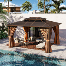 14 Ft. W X 12 Ft. D Aluminum Patio Hardtop Gazebo