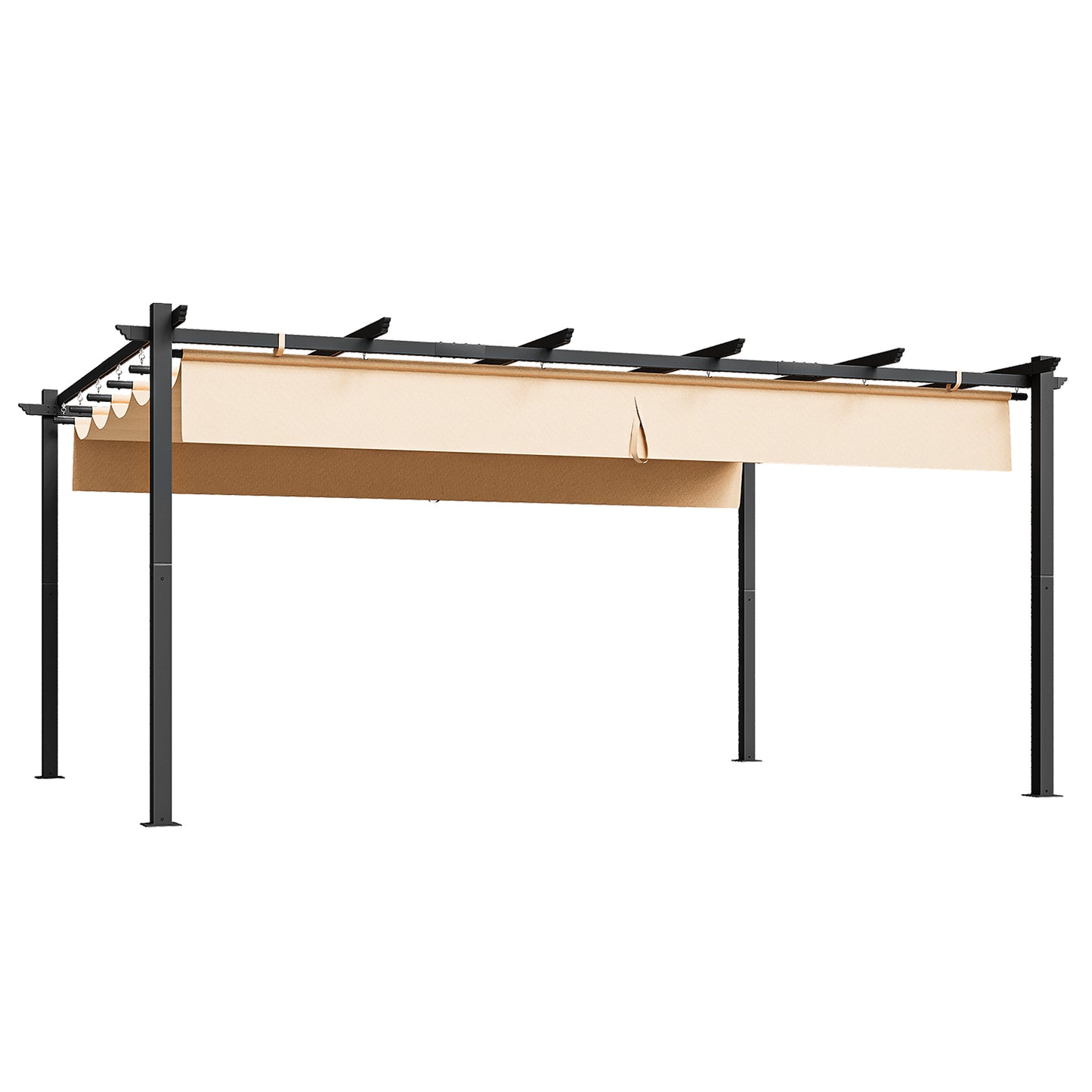 16 Ft. W X 12 Ft.aluminium Pergola With Canopy