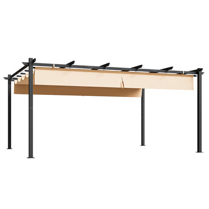 16 Ft. W X 12 Ft.aluminium Pergola With Canopy