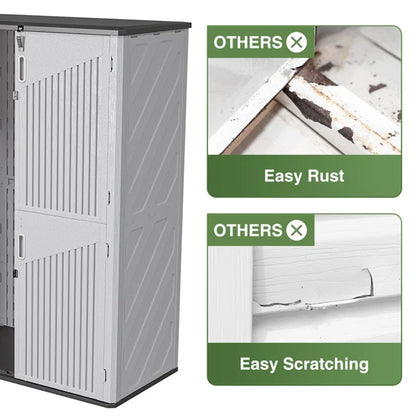 4.5 Ft. W X 2.5 Ft. D Resin Storage Shed
