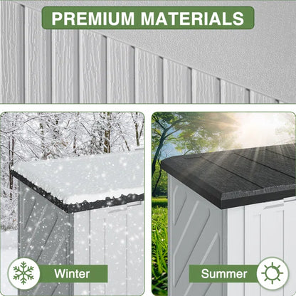 4.5 Ft. W X 2.5 Ft. D Resin Storage Shed