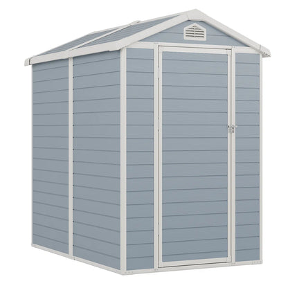 4 ft. W x 6 ft. D Resin Storage Shed