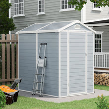 4 ft. W x 6 ft. D Resin Storage Shed