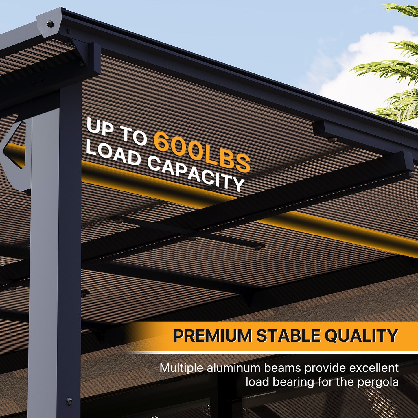Metal Pergola With Canopy